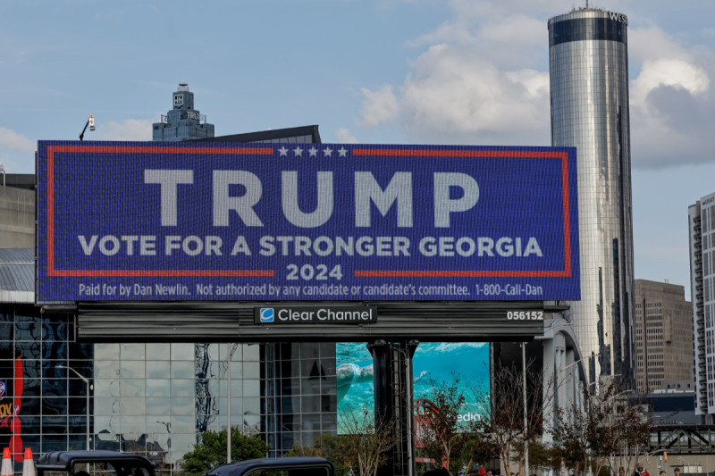 Reklama za Donalda Trumpa u Georgiji (Foto: EPA-EFE)