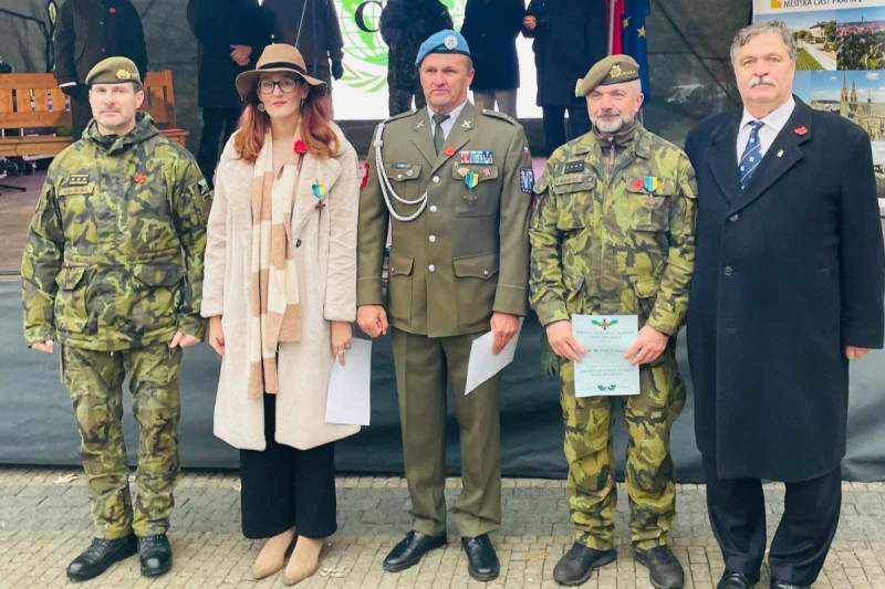 Martina Mlinarević na dodjeli odlikovanja (Foto: Ambasada BiH u Češkoj Republici)