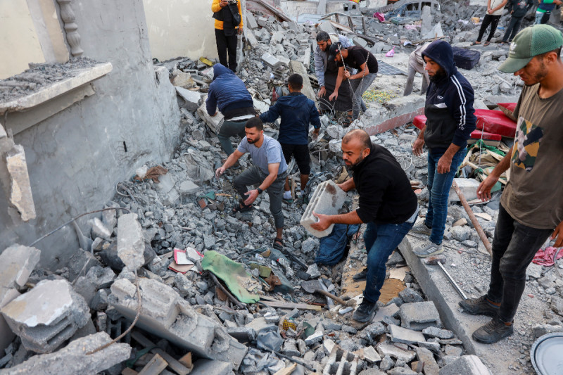 Posljedice izraelskog napada u Nuseiratu, Gazi (Foto: Reuters)