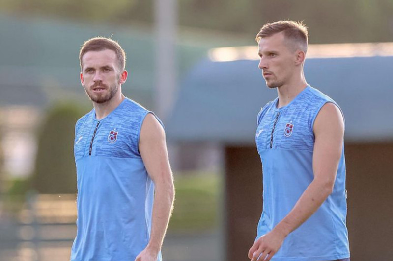 Oršić u društvu Višće na treningu Trabzona (Foto: Trabzonspor)