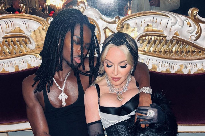 Akeem Morris i Madonna (Foto: Instagram)