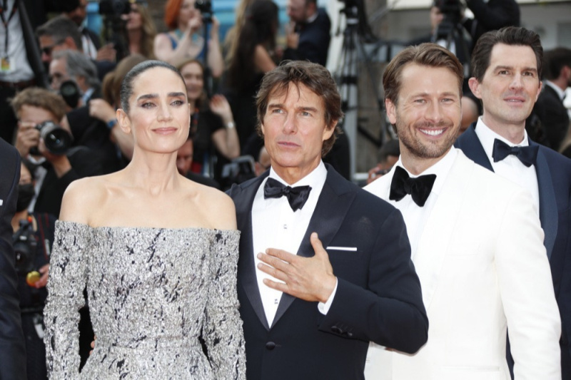 Jennifer Connelly, Tom Cruise, Glen Powell i Joseph Kosinski (Foto: EPA-EFE)