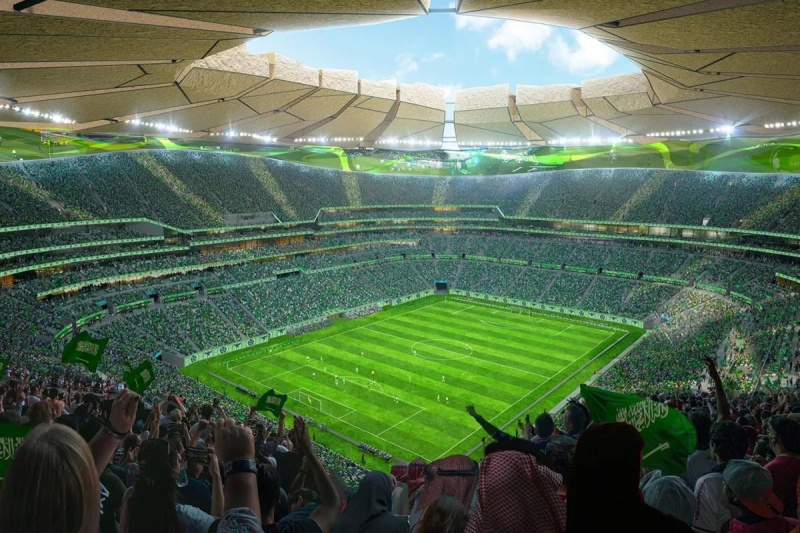 Stadion King Salman (Foto: Twitter)