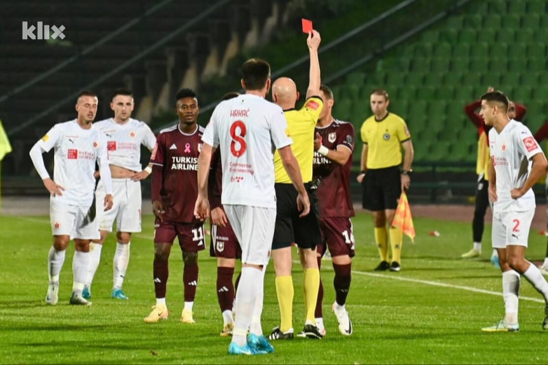 Sarajevo i Velež u vrhu po broju dobijenih kartona (Foto: T. S./Klix.ba)