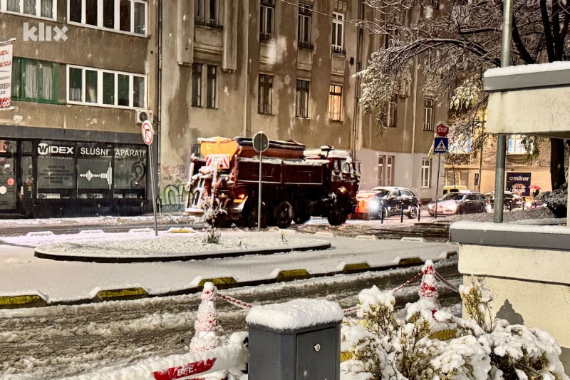 Snijeg u Sarajevu (Foto: Klix.ba)