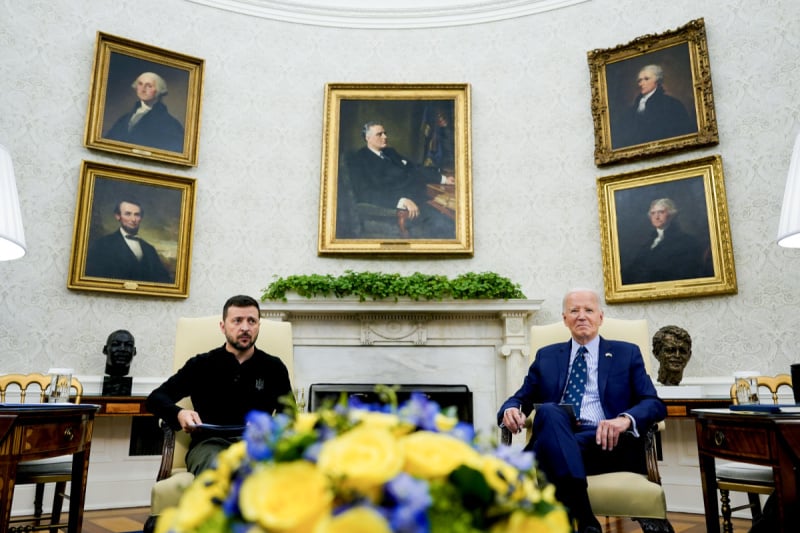 Volodimir Zelenski i Joe Biden (Foto: EPA-EFE)