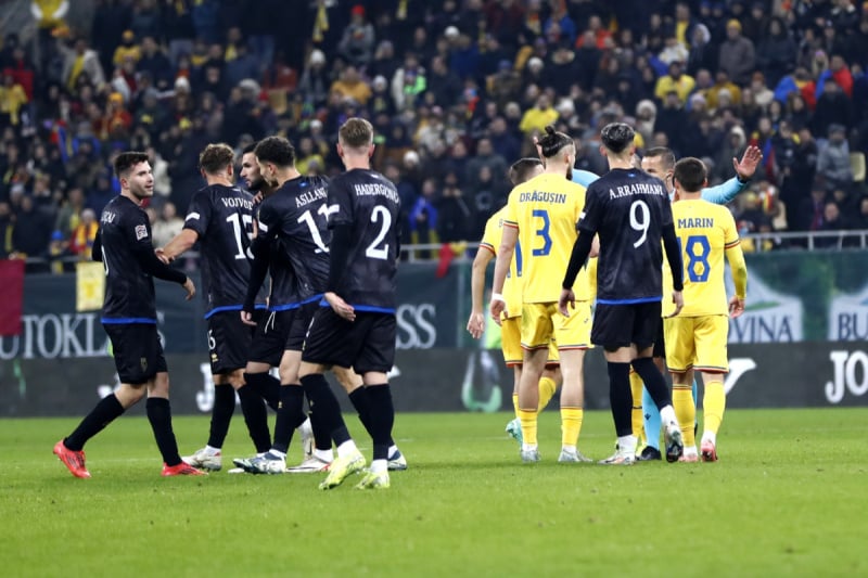 Nogometaši Kosova su napustili duel s Rumunijom (Foto: EPA-EFE)