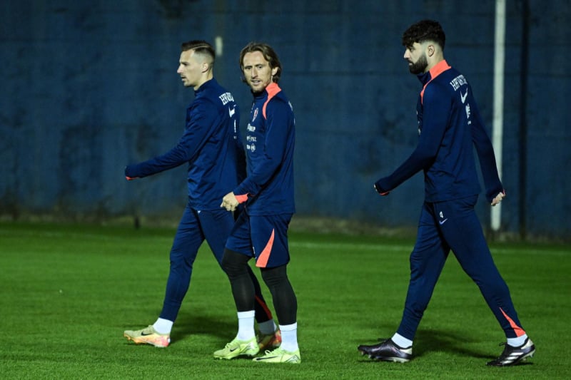 Oršić na treningu reprezentacije Hrvatske (Foto: Josip Regovic/PIXSELL)