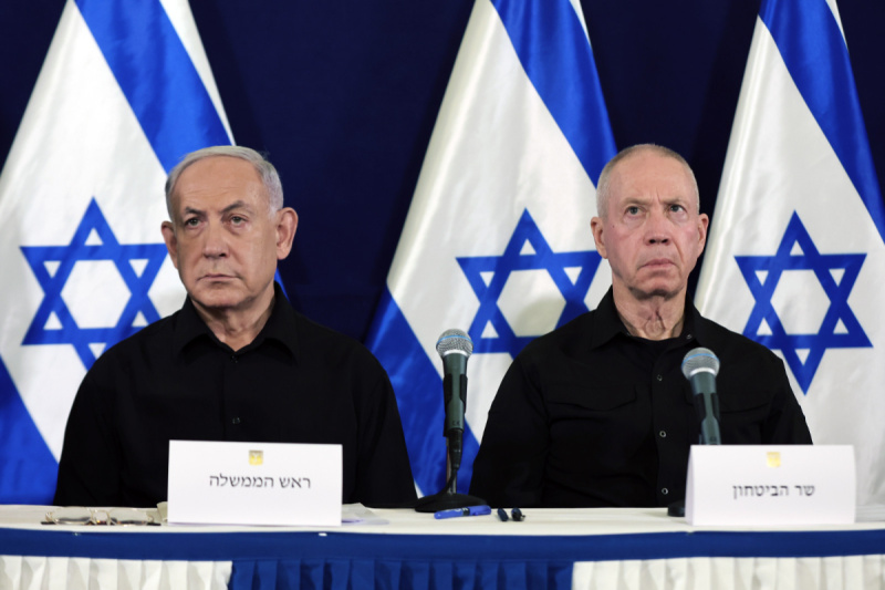 Benjamin Netanyahu i Yoav Gallant (Foto: EPA-EFE)