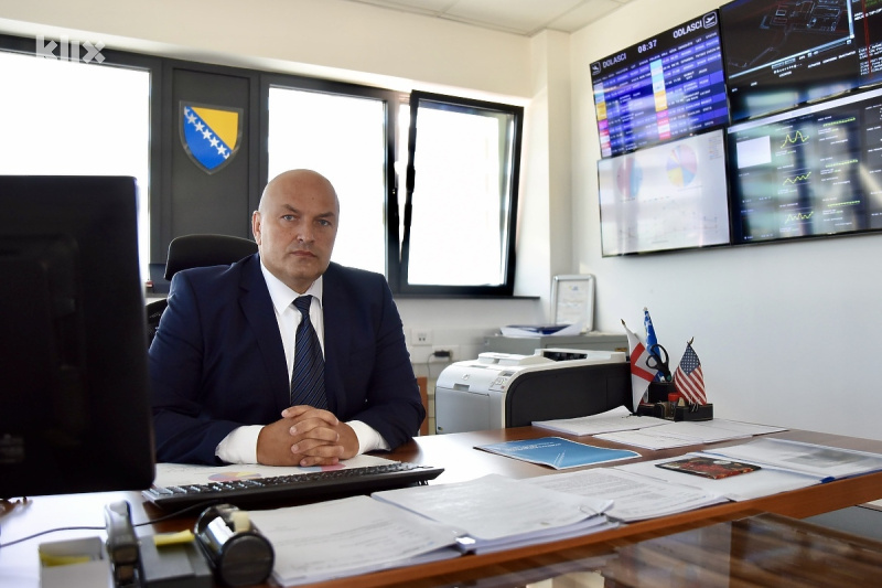 Alan Bajić, direktor Međunarodnog aerodroma Sarajevo (Foto: Reuters)