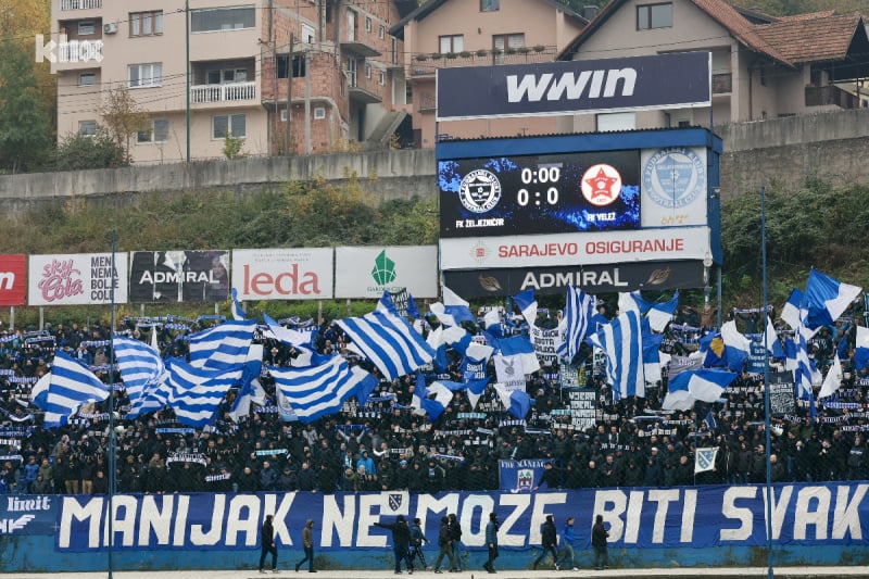 Manijaci na utakmici protiv Veleža (Foto: I. Š./Klix.ba)