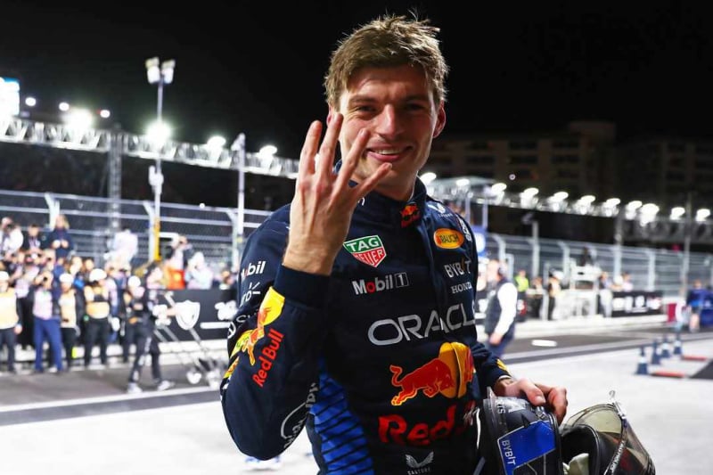 Verstappen proslavlja četvrtu uzastopnu titulu prvaka svijeta (Foto: F1) (Foto: Reuters)