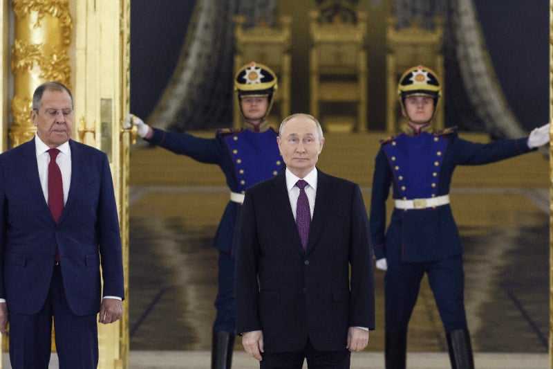 Lavrov i Putin (Foto: Reuters)