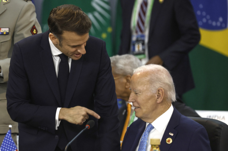 Macron i Biden (Foto: EPA-EFE)