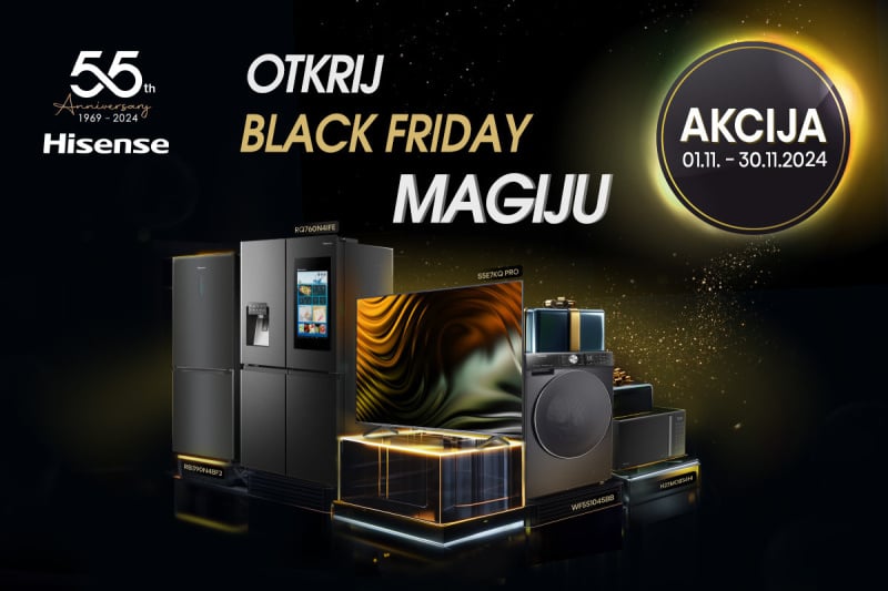 Hisense: Otkrij Black Friday magiju