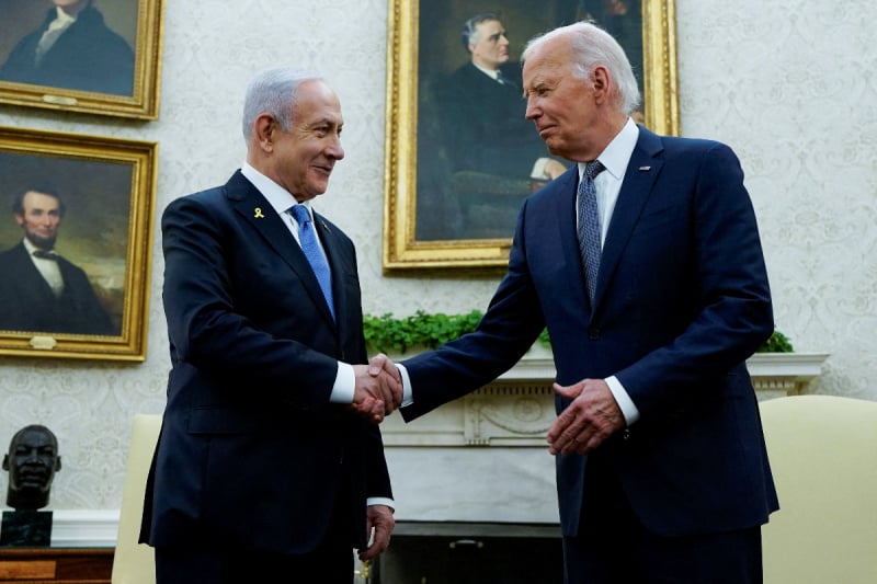 Benjamin Netanyahu i Joe Biden (Foto: Reuters)