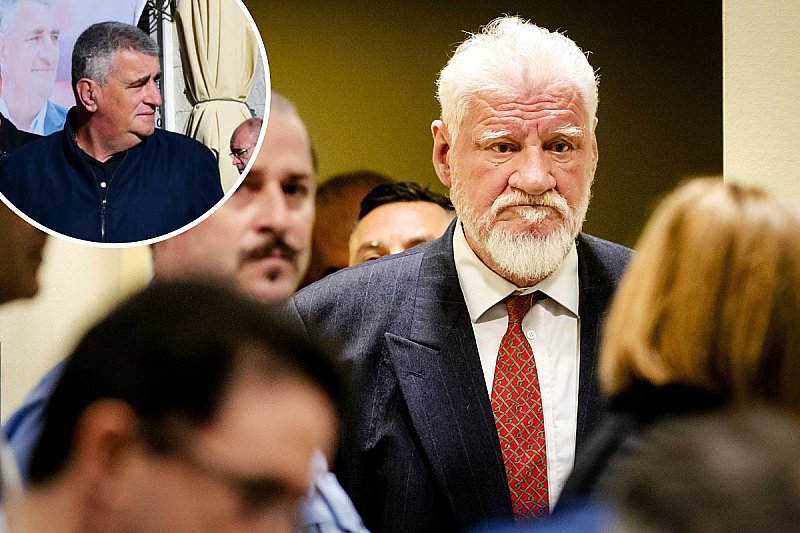 Miro Bulj i Slobodan Praljak (Foto: EPA-EFE)