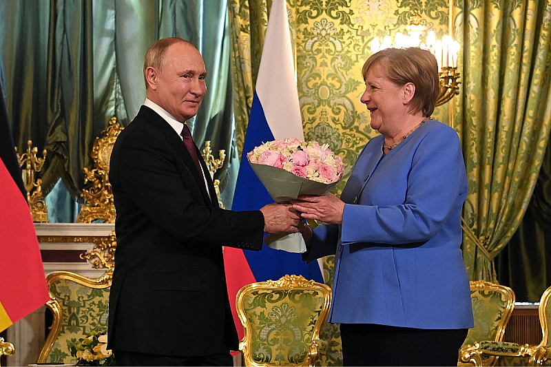 Vladimir Putin i Angela Merkel (Foto: EPA-EFE)