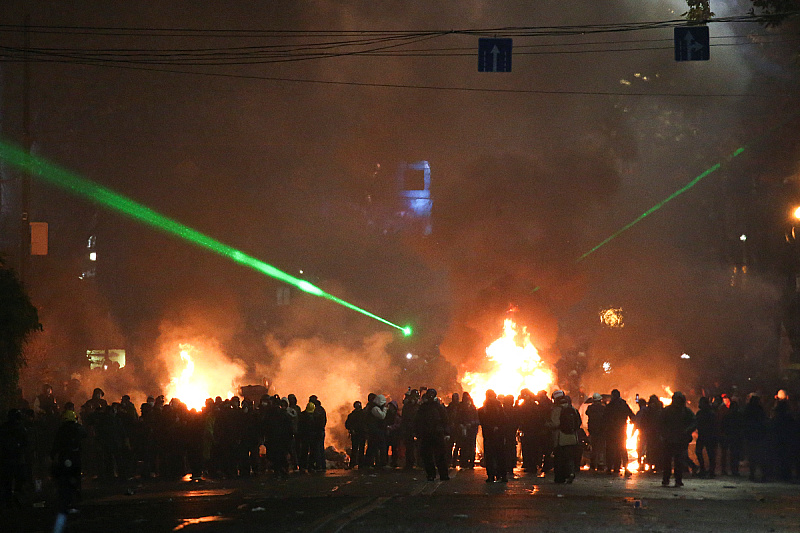 Protest opozicije u Tbilisiju, Gruzija (Foto: Reuters)