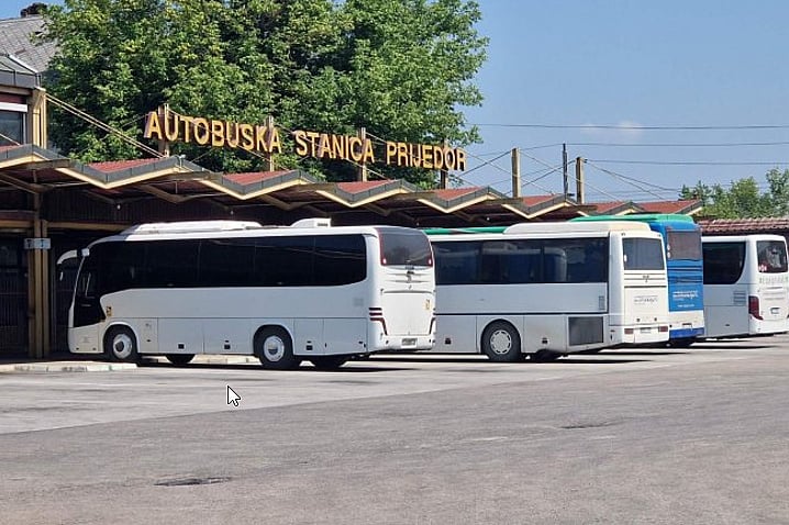 Autobuska stanica u Prijedoru (Foto: RTRS)