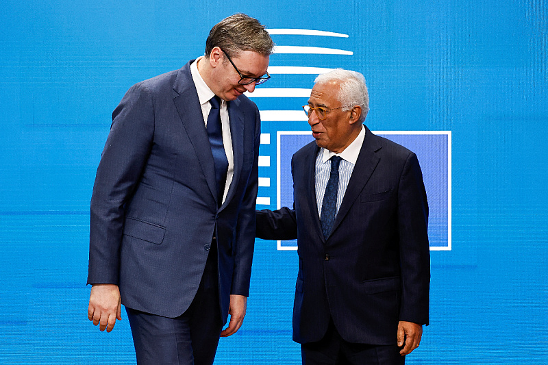 Aleksandar Vučić i Antonio Costa (Foto: Reuters)