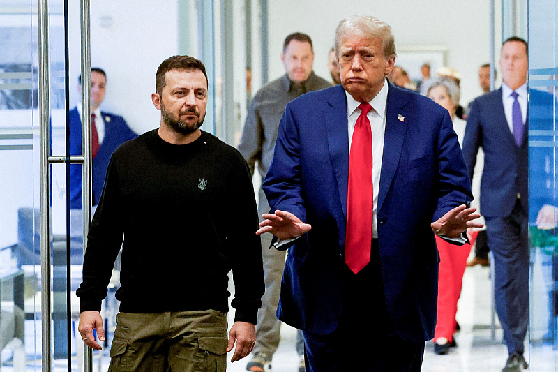 Volodimir Zelenski i Donald Trump (Foto: Reuters)