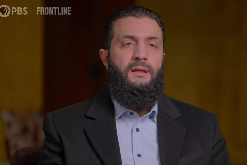 Abu Mohammed al-Jawlani tokom gostovanja na PBS