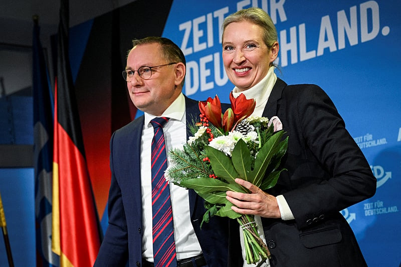 Tino Chrupalla i Alice Weidel (Foto: Reuters)