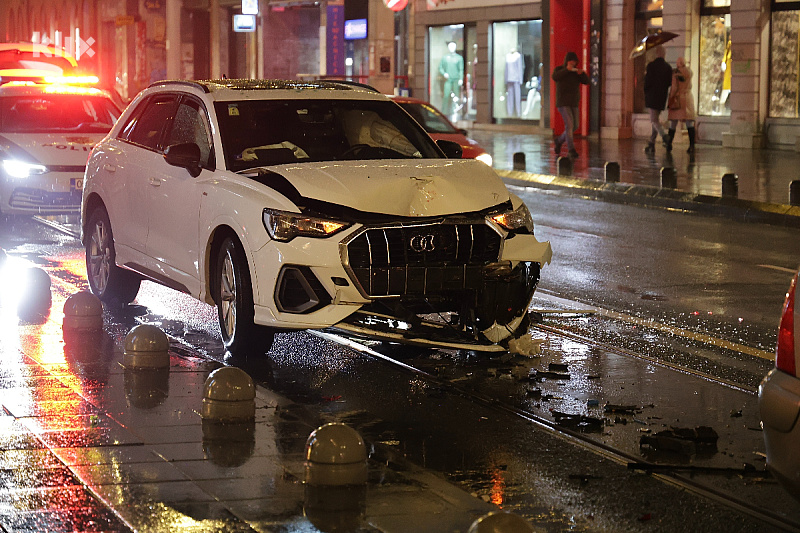 Saobraćajna nesreća u Titovoj (Foto: I. Š./Klix.ba)