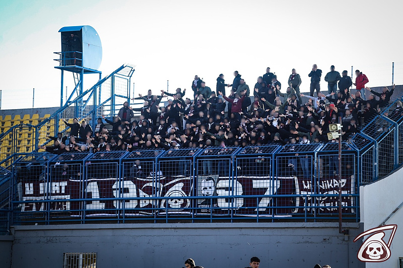 Navijači Sarajeva u Posušju (Foto: UNFKS - "Horde zla")