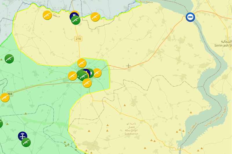 Mapa: syria.liveuamap.com