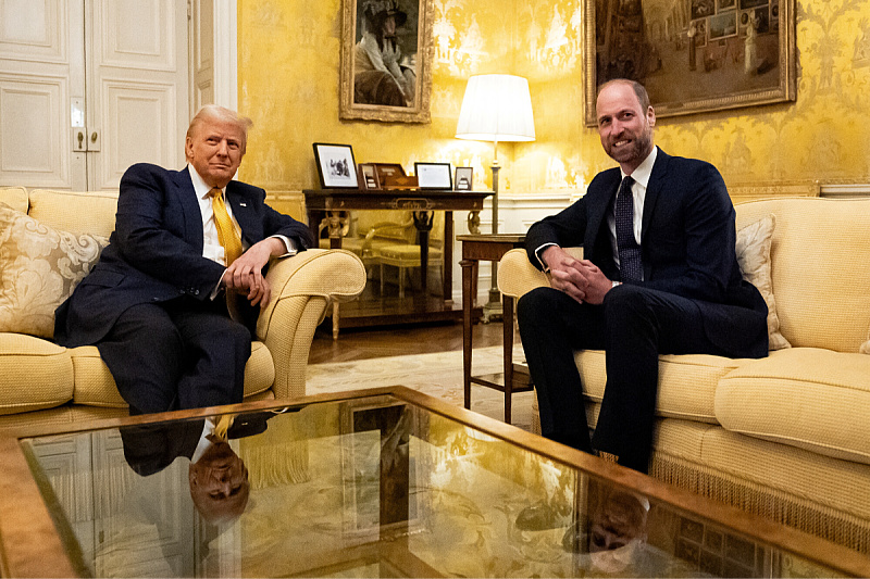 Donald Trump i princ William (Foto: Reuters)