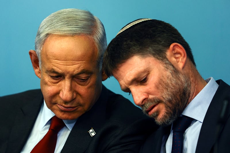 Benjamin Netanyahu i Bezalel Smotrich (Foto: EPA-EFE)