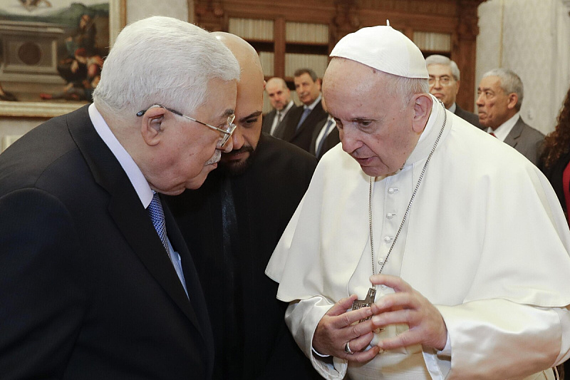 Papa Franjo i Abbas su se sastali 2018. godine (Foto: EPA-EFE)