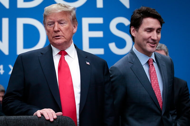 Donald Trump i Justin Trudeau (Foto: EPA-EFE)