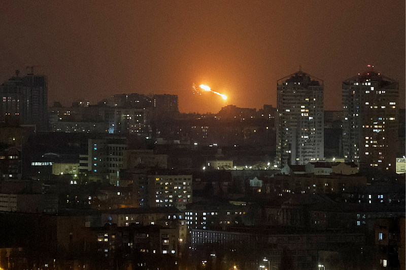 Fotografija napada na Kijev pet decembra (Foto: Reuters)