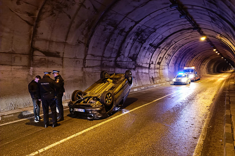 Nesreća u tunelu kod Višegrada (Foto: Šlep služba Efa Company)