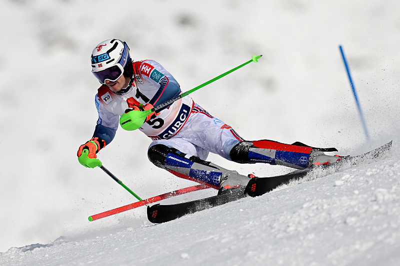 Henrik Kristoffersen je vodeći i u generalnom poretku (Foto: Reuters)