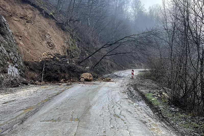 Klizište u Fojnici