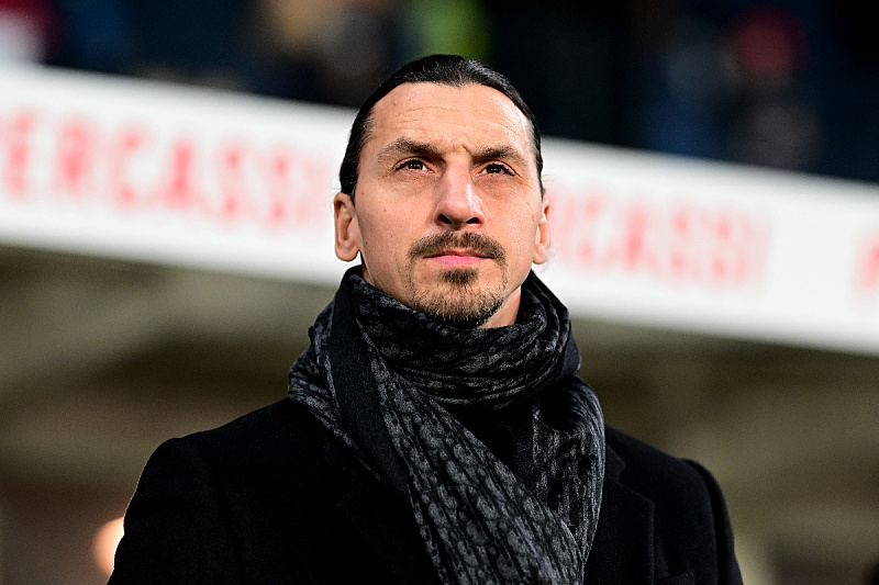 Ibrahimović na utakmici Milana (Foto: Reuters)