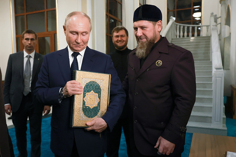 Ramzan Kadirov i Vladimir Putin (Foto: EPA-EFE)