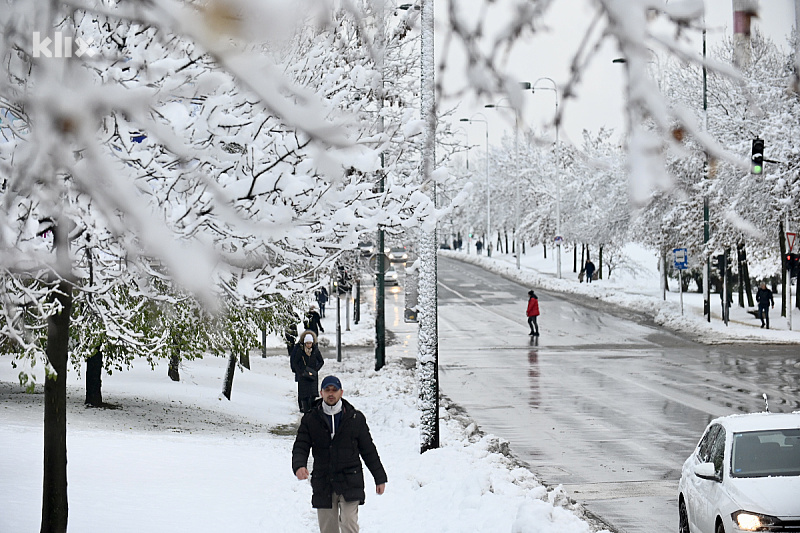 Snijeg u Sarajevu (Foto: T. S./Klix.ba)