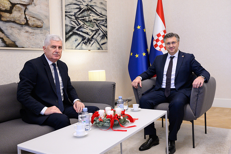 Čović i Plenković na sastanku