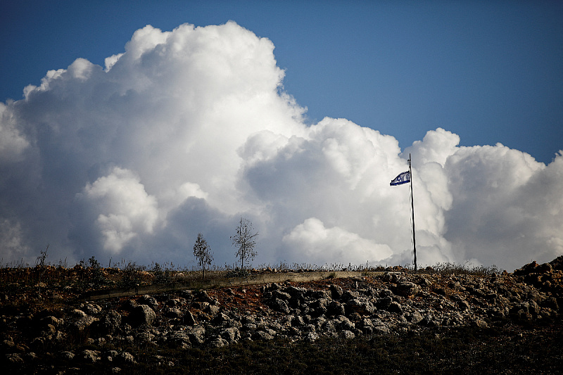 Izraelska zastava u Libanu (Foto: Reuters)