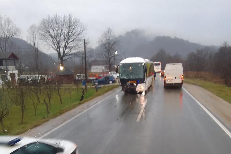 Mjesto nesreće u Maglaju (Foto: Čitatelj)