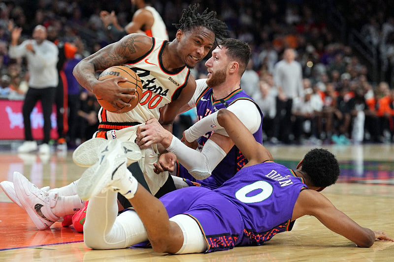 Nurkić u večerašnjem duelu s Detroitom (Foto: Reuters)