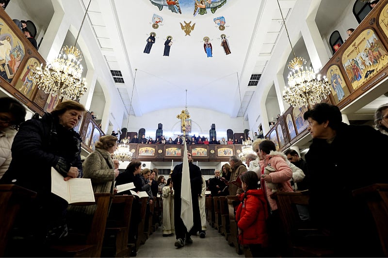 Božićna misa u Damasku (Foto: Reuters)