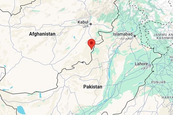 Područje koje je bombardovao Pakistan (Foto: Google)