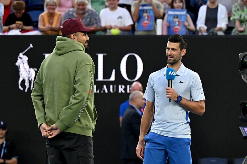 Kyrgios i Đoković igrat će dubl u Brisbaneu (Foto: EPA-EFE)