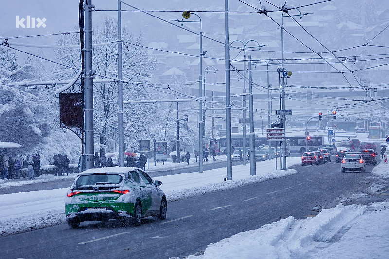 Snijeg u Sarajevu (Foto: I. Š./Klix.ba)